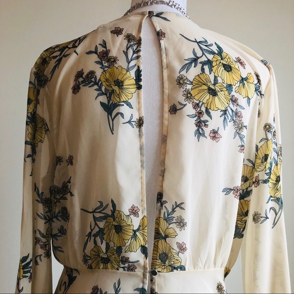 Beautiful Floral Sheer Top - Picture 4 of 5